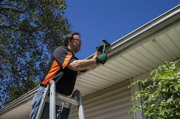 we use durable, high-quality materials for gutter repair, including aluminum, copper, and steel